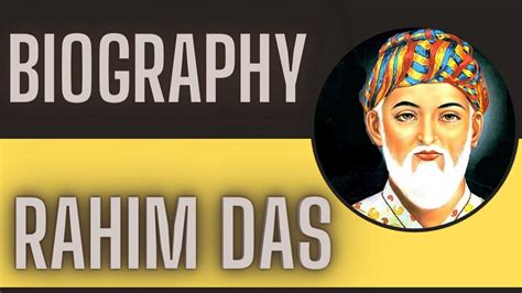 Rahim Das Biography In Hindi - YouTube