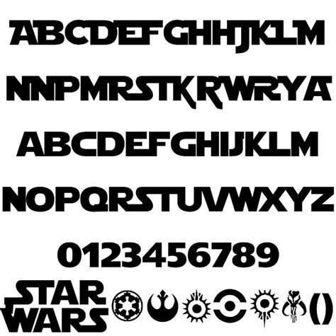 Download Star Jedi Font | Star wars font, Halloween fonts, Universe font