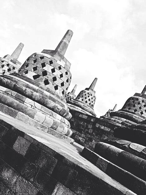 Premium Photo | Stupas of borobudur temple