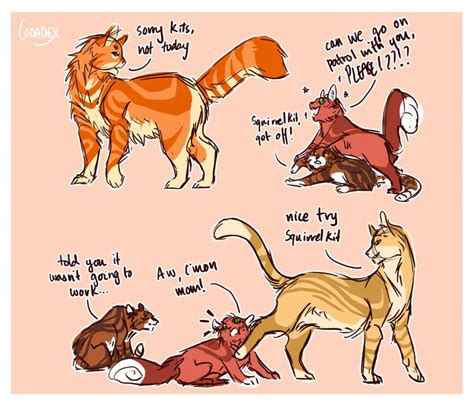 nursery days | Warrior cats books, Warrior cats comics, Warrior cats funny