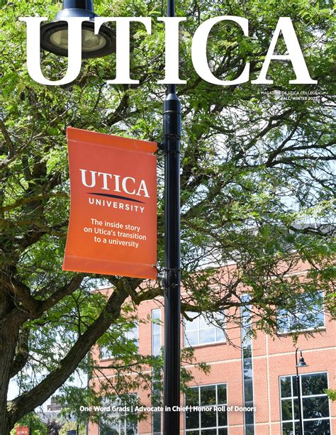 Utica Magazine - Fall 2022 by Utica University - Issuu