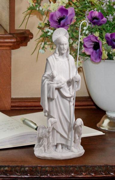 Jesus The Good Shepherd Statue – Beattitudes Religious Gifts