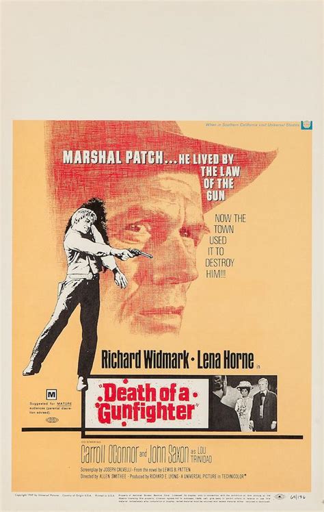 Death of a Gunfighter (1969) - Poster US - 1950*3000px