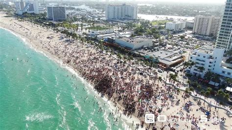 OverflightStock | Drone Video of Fort Lauderdale Spring Break Florida Aerial Stock Footage