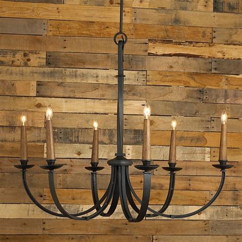 Modernized Rustic Iron Chandelier - Large - Chandeliers - by Shades of Light