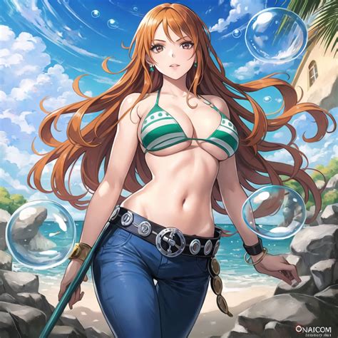 Nami - One Piece (Ai generated) by BeastCR on DeviantArt