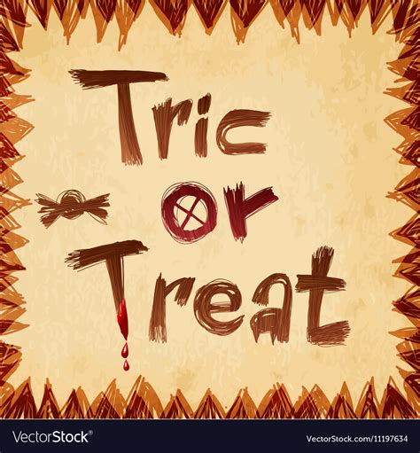 Trick or treat design paper background Royalty Free Vector