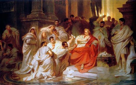 The Murder Of Caesar, By Karl Theodor Von Piloty (1826–1886) | The ...