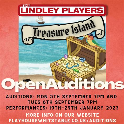 Treasure Island – Pantomime Auditions – Playhouse Whitstable