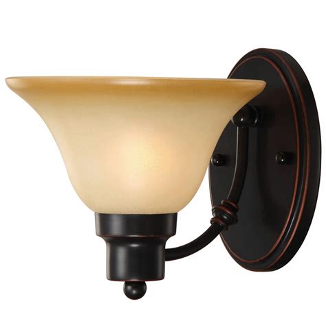 Oil Rubbed Bronze 1 Light Wall Sconce / Bathroom Fixture : 16-7147 - Discount Home Furnishings, Inc.