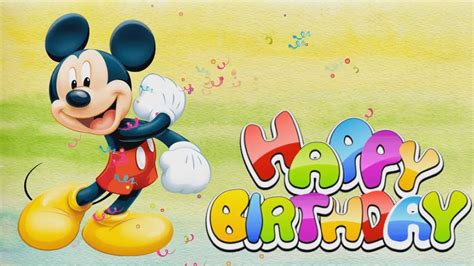 Happy Birthday Song For Kids-disney Mp3 | The Cake Boutique