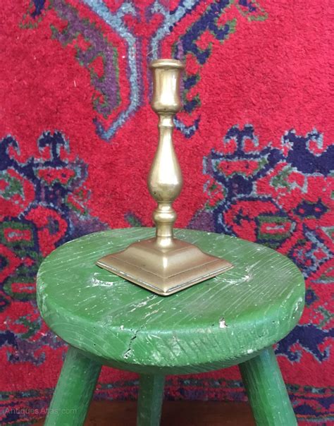 Antiques Atlas - Antique Queen Anne Candlestick