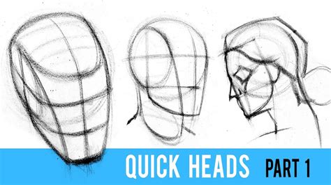 Quickly Draw Heads with the Loomis Method - Part 1 - YoutuBeRandom