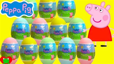 Peppa Pig Surprise Egg Videos - Rain Will