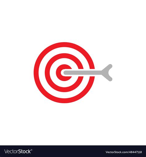 Target bullseye icon design template isolated Vector Image