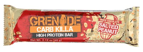 Grenade Carb Killa White Chocolate Salted Peanut Protein Bar Box ...