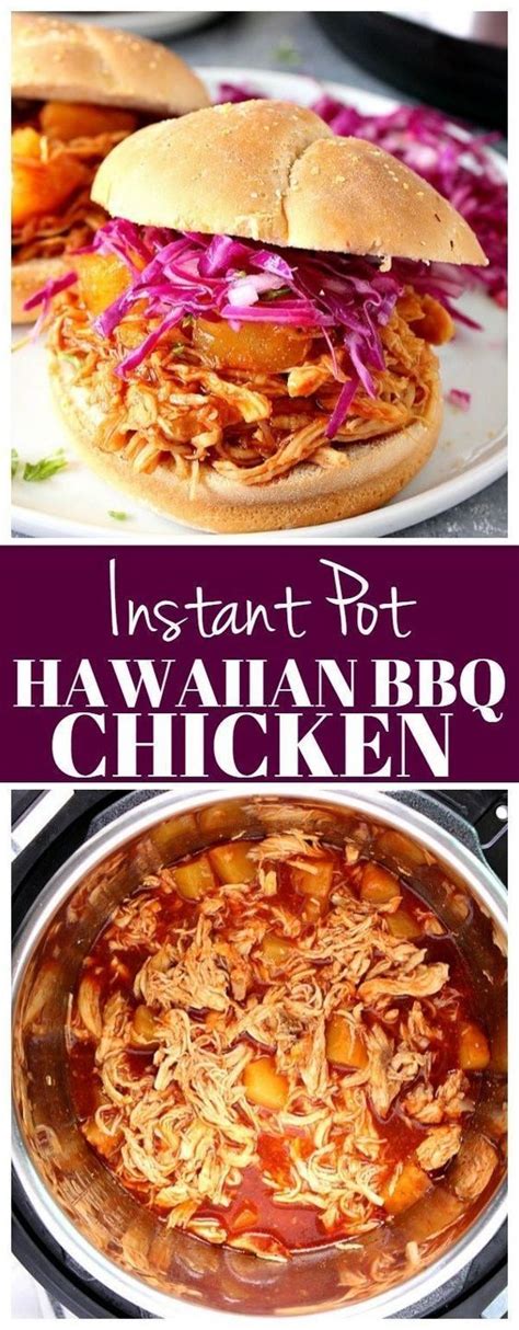 Instant Pot Hawaiian BBQ Chicken Recipe | Instant pot dinner recipes, Bbq chicken recipes ...