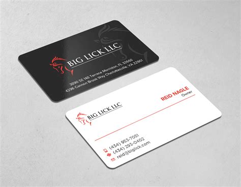 Business Card Design for Big Lick LLC by Tripti Ranjan Gain | Design ...