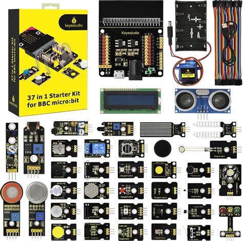 KEYESTUDIO BBC Micro:bit Stater Kit Compatible with Microbit V1, V2 ...