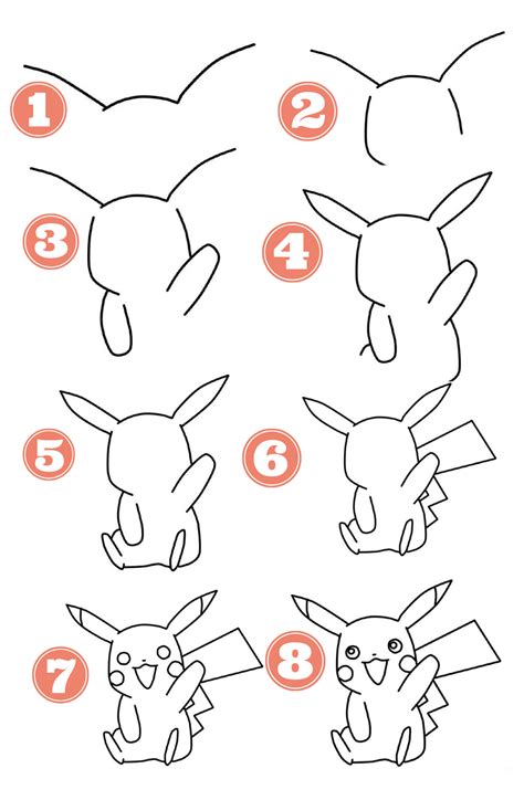 How to Draw Chibi Pikachu Step by Step #drawing #ideas #easy #step #by #step #simple #for #kids ...
