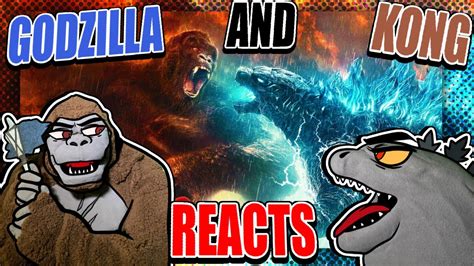 Godzilla Reacts| Godzilla VS Kong Rap Battle! (Godzilla VS Kong Movie Parody) - YouTube