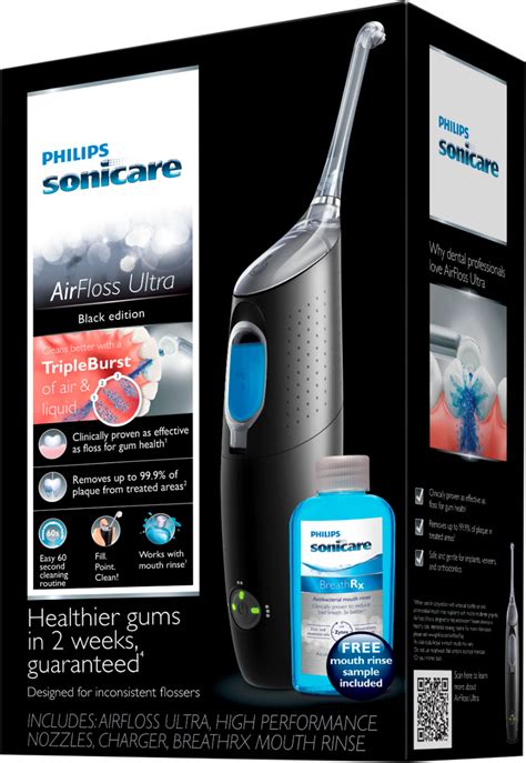 Customer Reviews: Philips Sonicare AirFloss Ultra Interdental cleaner Black HX8332/13 - Best Buy