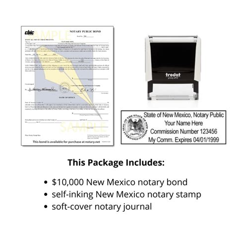 New Mexico Notary Supplies Package » Notary.net