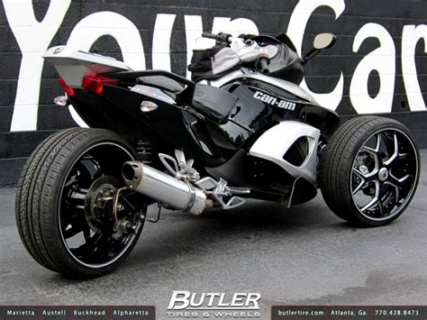 Can-Am Spyder with Custom 20in Asanti AF164 Wheels | Can am spyder, Can am, Custom paint motorcycle