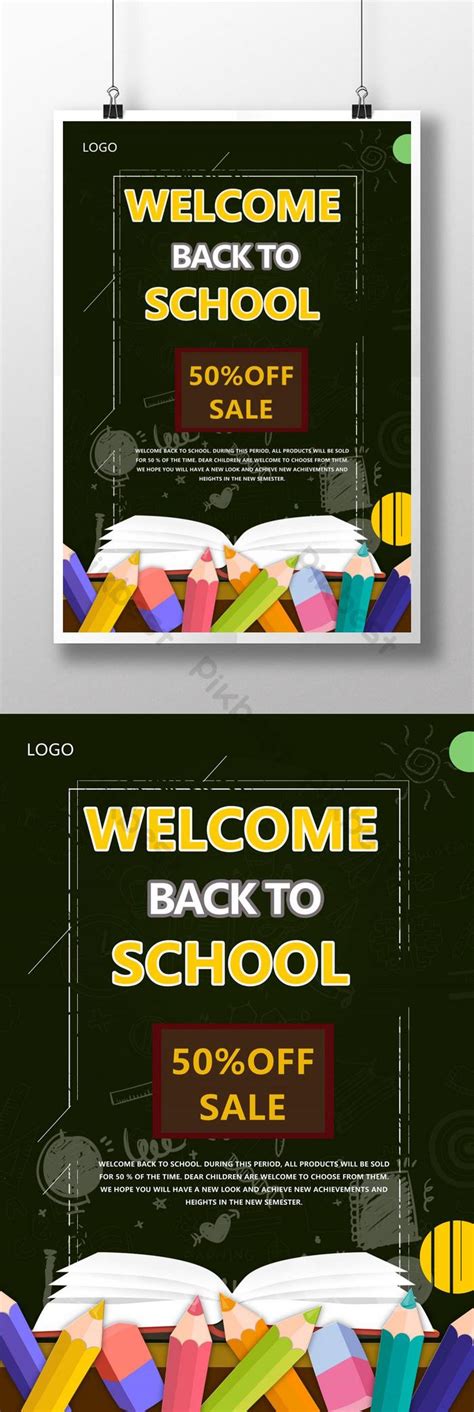 Welcome Back To School Poster | PSD Free Download - Pikbest