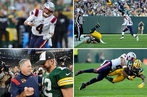 Look: 50 Photos From the Patriots’ Overtime Loss to the Packers