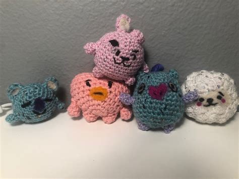 MANG BT21 Amigurumi Plush - Etsy Canada