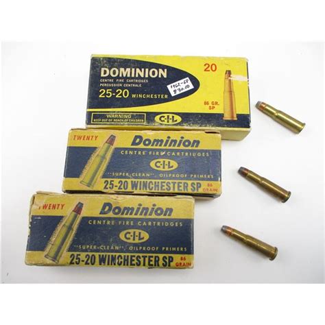 DOMINION 25-20 WIN COLLECTIBLE AMMO