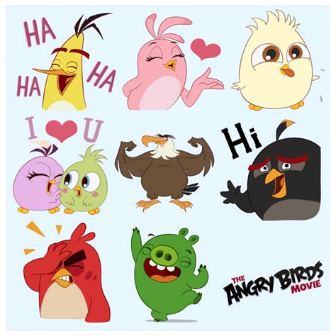 GIF facebook stickers angry birds - animated GIF on GIFER