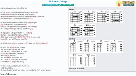 Chord: Alpha And Omega - tab, song lyric, sheet, guitar, ukulele ...