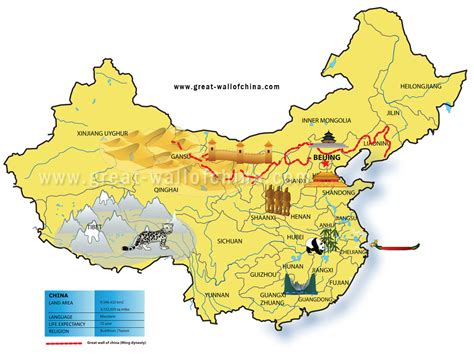 Map of china for kids with provinces