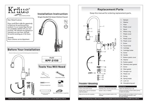 Kraus Kitchen Faucet Installation – Things In The Kitchen