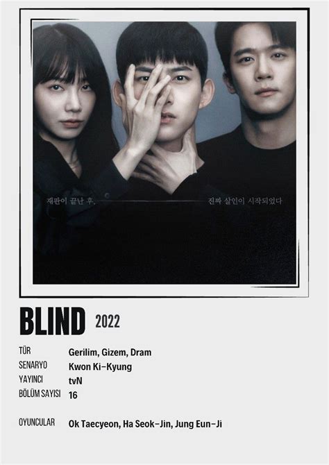 blind kdrama minimalist poster | Kitap, Film, İzlenecek filmler