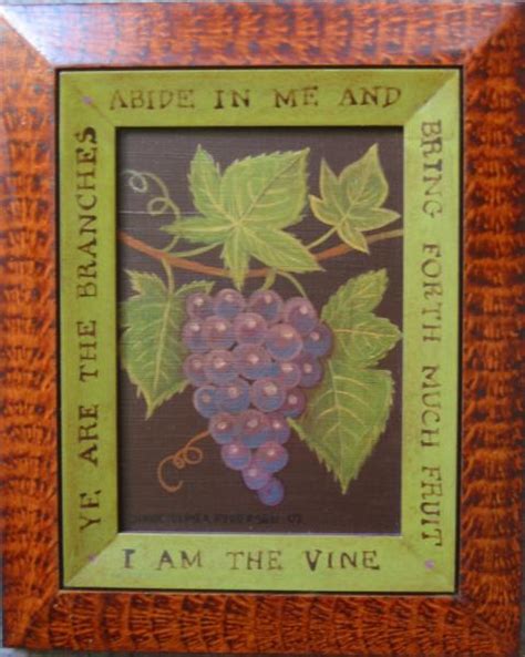 I am the Vine | American Folk Art Painting - Diane Ulmer Pedersen