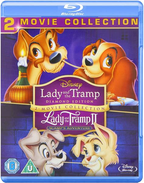 Lady and the Tramp 1 and 2 Blu-ray 1955 Region: Amazon.co.uk: Peggy Lee, Larry Roberts, Bill ...