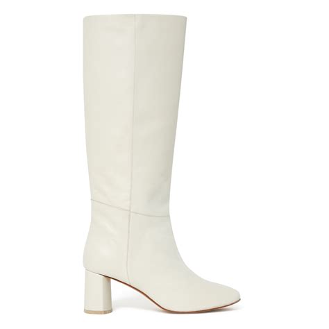 Donna Boots White LoQ Shoes Adult