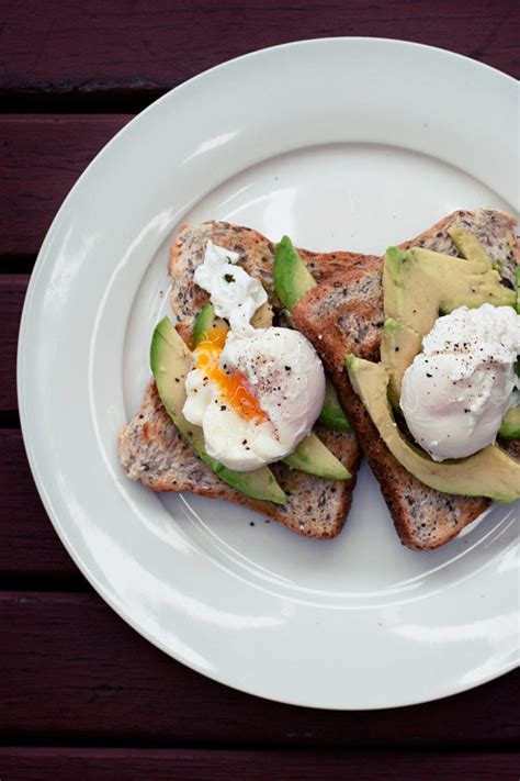 Poached Eggs Avocado Toast - alanabread