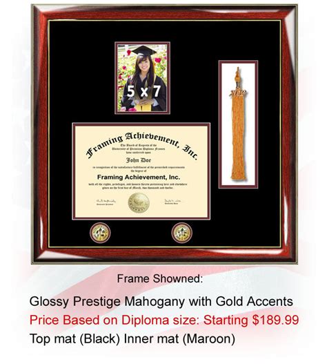 College tassel diploma frame tassel document high school 5 x 7 frame