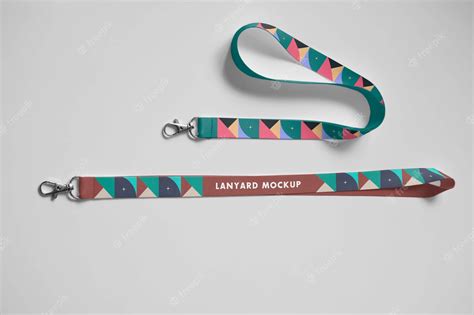 Premium PSD | Lanyard mockup design