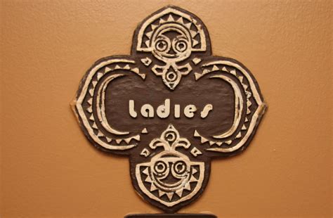 Ladies Restroom Sign | The ladies restroom sign from inside … | Flickr