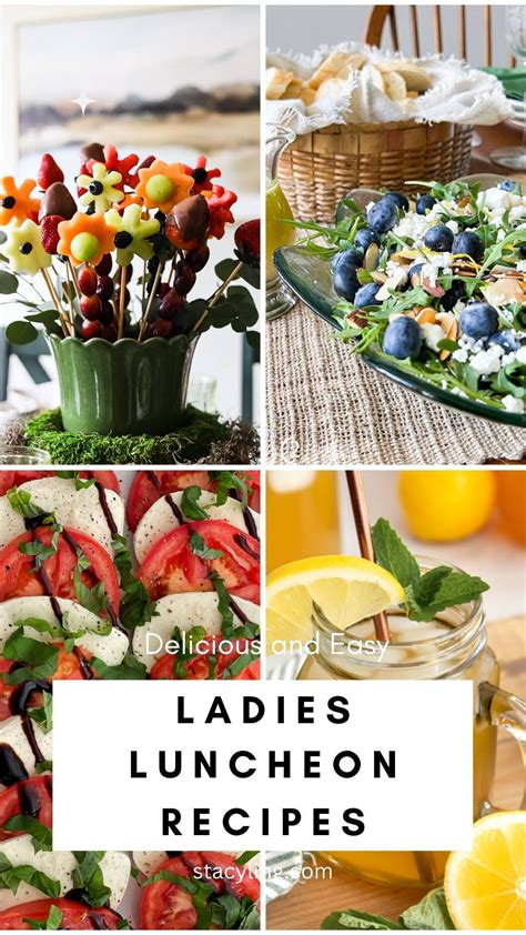 Ladies Luncheon Recipes You'll Love | Luncheon recipes, Ladies luncheon, Luncheon menu