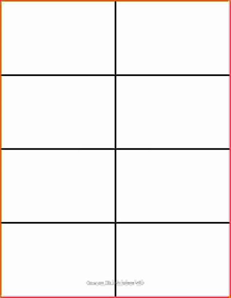 Free Printable Blank Flash Cards Template | Sample Template