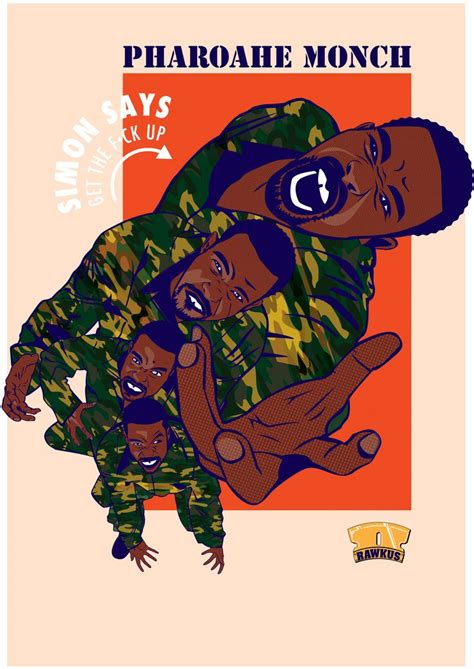 Pharoahe Monch - Simon says. Print by Shades of Blue Prints | Hip hop ...