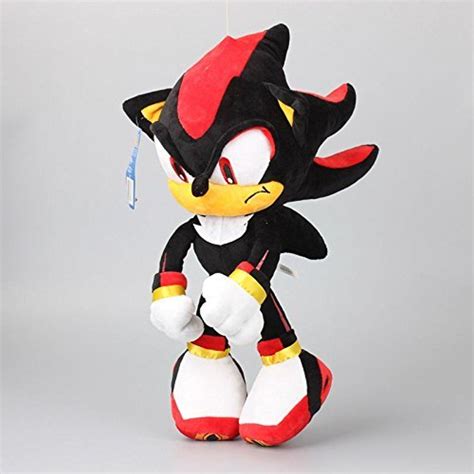 Sonic the Hedgehog Plush 15.8 Inch / 40cm Black Sonic Doll Stuffed Animals Figure Soft Anime ...