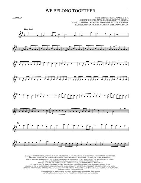 We Belong Together | Sheet Music Direct