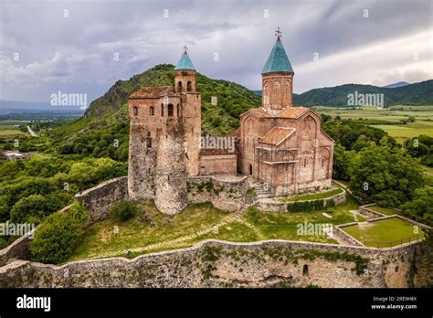 Aerial view of the Georgia landmarks Stock Photo - Alamy